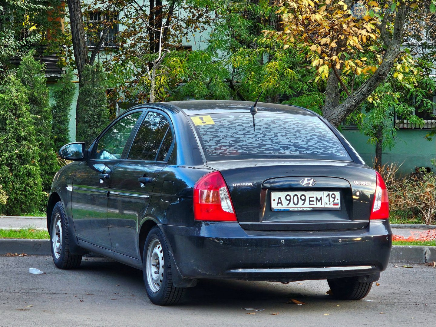 а 909 ем 19, Hyundai Verna 2nd gen Sedan (MC), 2005–2009