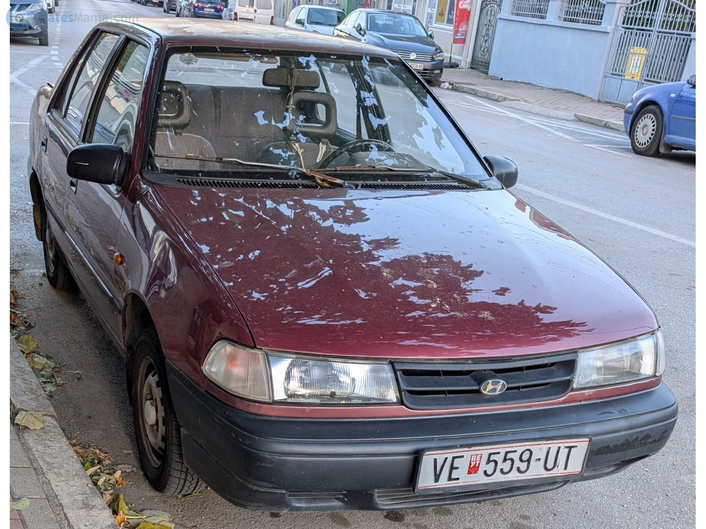 VE 559-UT, Hyundai Pony 4th gen Sedan (X2; EU-market), facelift, 1991–1994