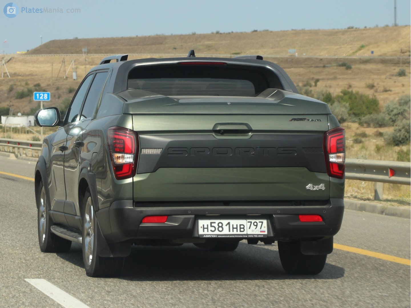 н 581 нв 797, SsangYong (KGM) Rexton 2nd gen Sports Pickup (Q200; KR-market), facelift, 2021–