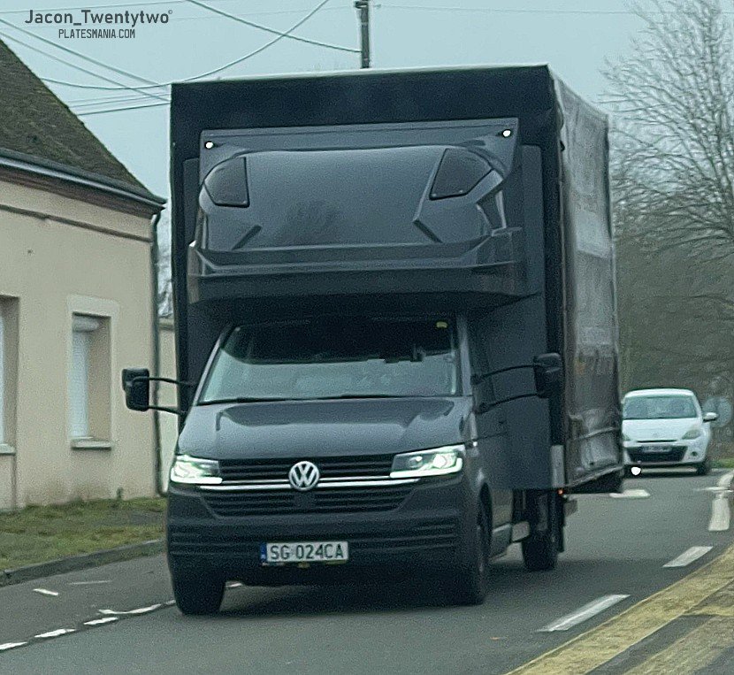SG 024CA, Volkswagen Transporter 6th gen Single Cab (T6.1) (SF), facelift, 2019–