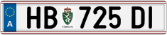 License plate of Austria, Regular plates
