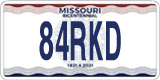 Missouri, Vanity Plates