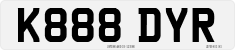 License plate of the United Kingdom, 1983 year system