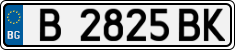 License plate of Bulgaria, Cars