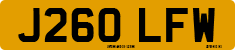 License plate of the United Kingdom, 1983 year system