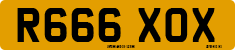 License plate of the United Kingdom, 1983 year system