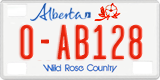 Alberta, Rental cars (X-AB123)
