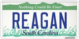 South Carolina, Vanity Plates
