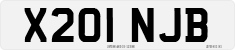 License plate of the United Kingdom, 1983 year system