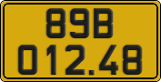 License plate of Vietnam, Commercial vehicles