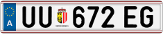License plate of Austria, Regular plates