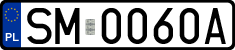 License plates of Poland, Regular car plates