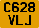 License plate of the United Kingdom, 1983 year system