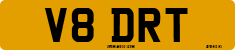 License plate of the United Kingdom, 1983 year system