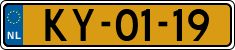 License plate of the Netherlands, Military