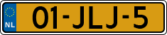 License plate of the Netherlands, Cars