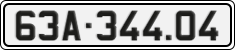 License plate of Vietnam, Cars