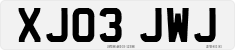 License plate of the United Kingdom, 2001 year system