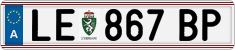 License plate of Austria, Regular plates