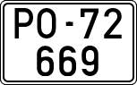 License plates of Spain, 1900 year series