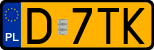 License plates of Poland, Oldtimers