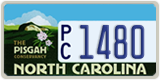 North Carolina, Specialty plates (A/B XXXX)
