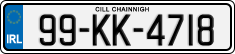 License plate of Ireland, Regular plates