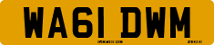 License plate of the United Kingdom, 2001 year system