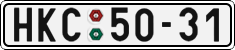 License plate of the Czech Republic, Cars (1960)