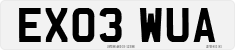 License plate of the United Kingdom, 2001 year system