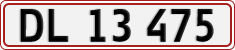 License plate of Denmark, Regular plates