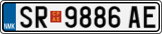 License plate of North Macedonia, Regular plates (2012)