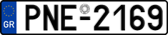 License plate of Greece, Cars