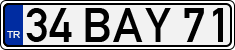License plate of Turkey, Regular plates