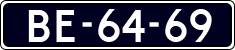 License plate of the Netherlands, Imported oldtimers (commercial vehicles)