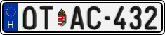 license plates of Hungary, Oldtimers (2022)