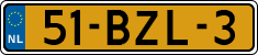 License plate of the Netherlands, Heavy Commercial Vehicles (1994 system)