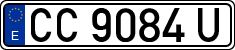 License plates of Spain, 1971 year series