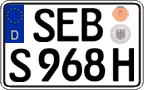 German license plate, Plates for oldtimers (type 