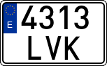 License plates of Spain, Ordinary (2000)