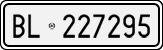 License plate of Italy, Cars (1927 year series)