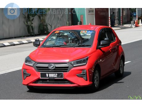 V 8802, Perodua Axia