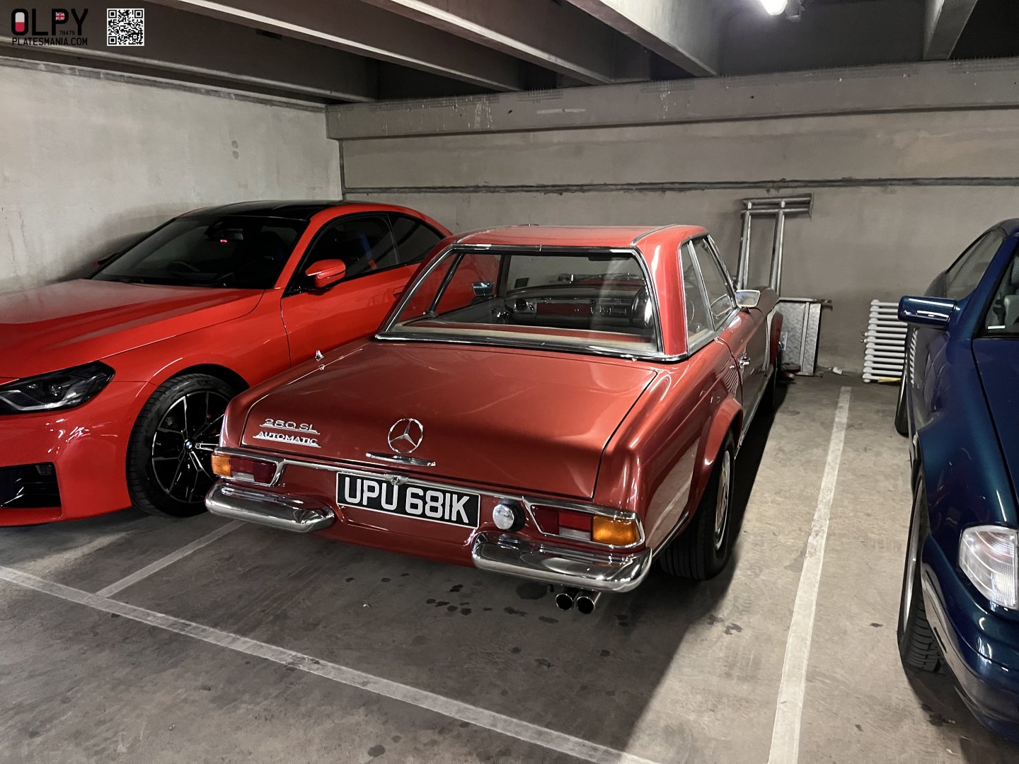 UPU681K, Mercedes-Benz SL-Klasse 2nd gen 230­–280 SL (W113), 1963–1971