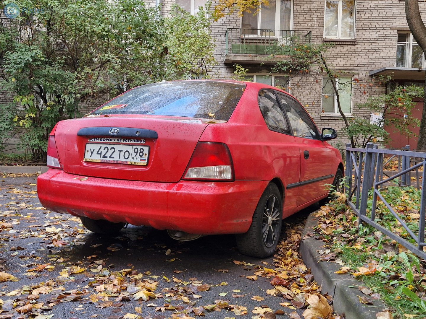 у 422 то 98, Hyundai Accent 2nd gen 3-door Liftback (LC), 1999–2003
