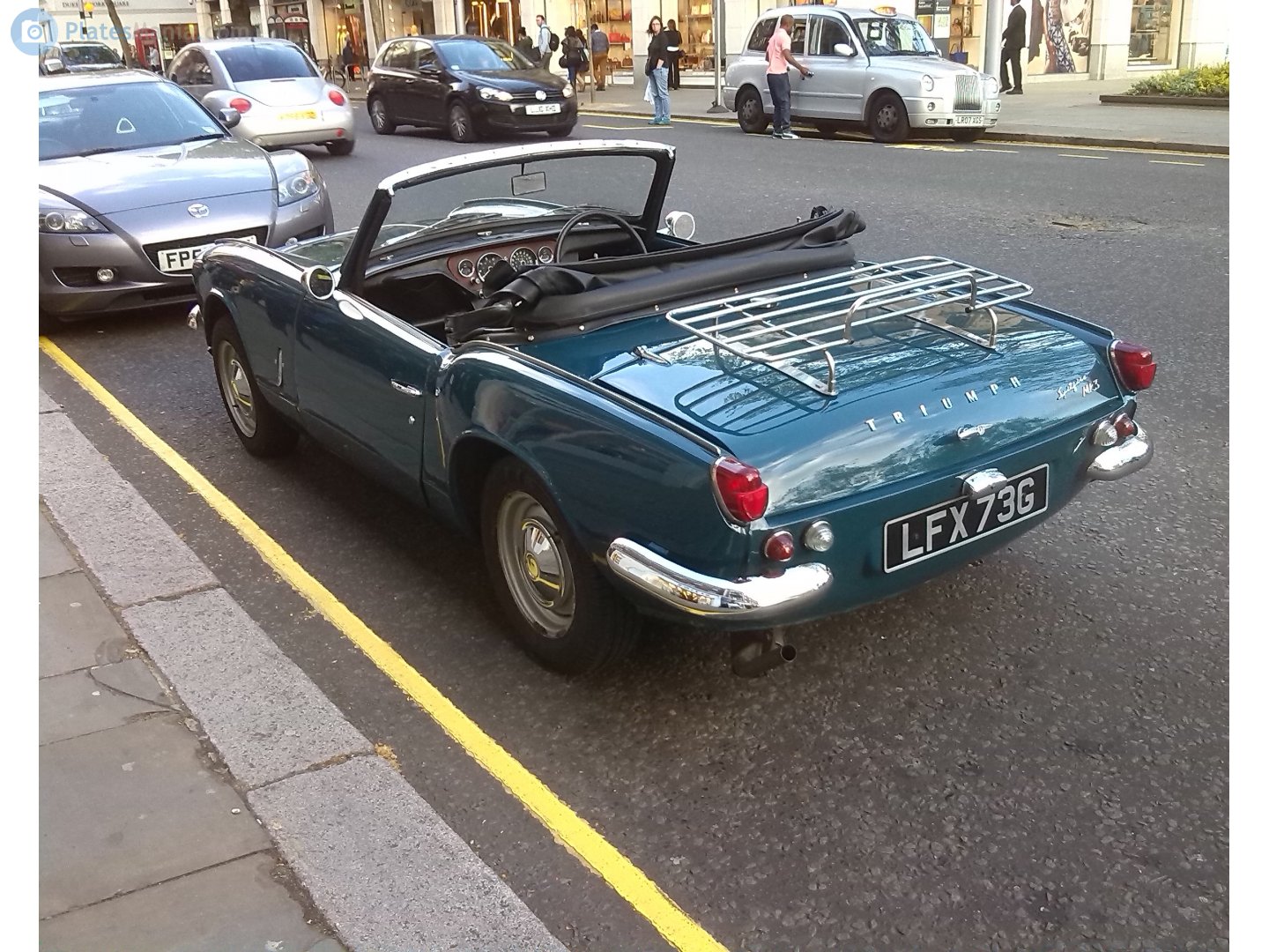 LFX73G, Triumph Spitfire 2-door Roadster (MkIII), 1967–1970