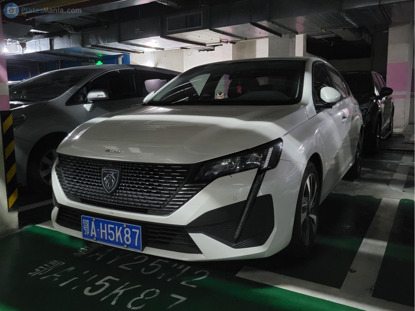 鄂A·H5K87, Peugeot 408 2nd gen Sedan (T9; CN-market), 2nd facelift, 2022–