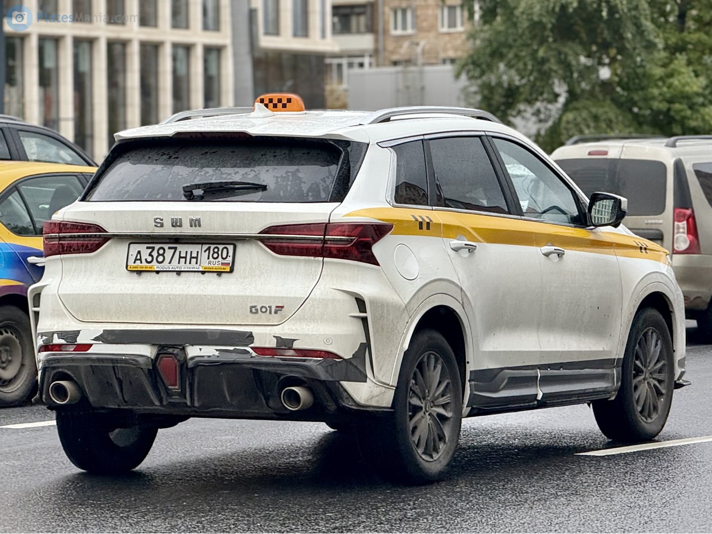 а 387 нн 180, SWM G01 