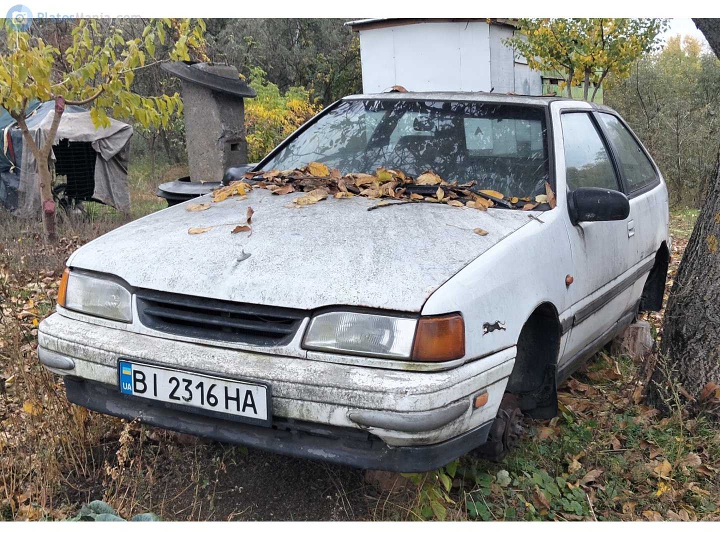 BI 2316 HA, Hyundai Pony 4th gen 3-door Hatch (X2; EU-market), 1989–1991