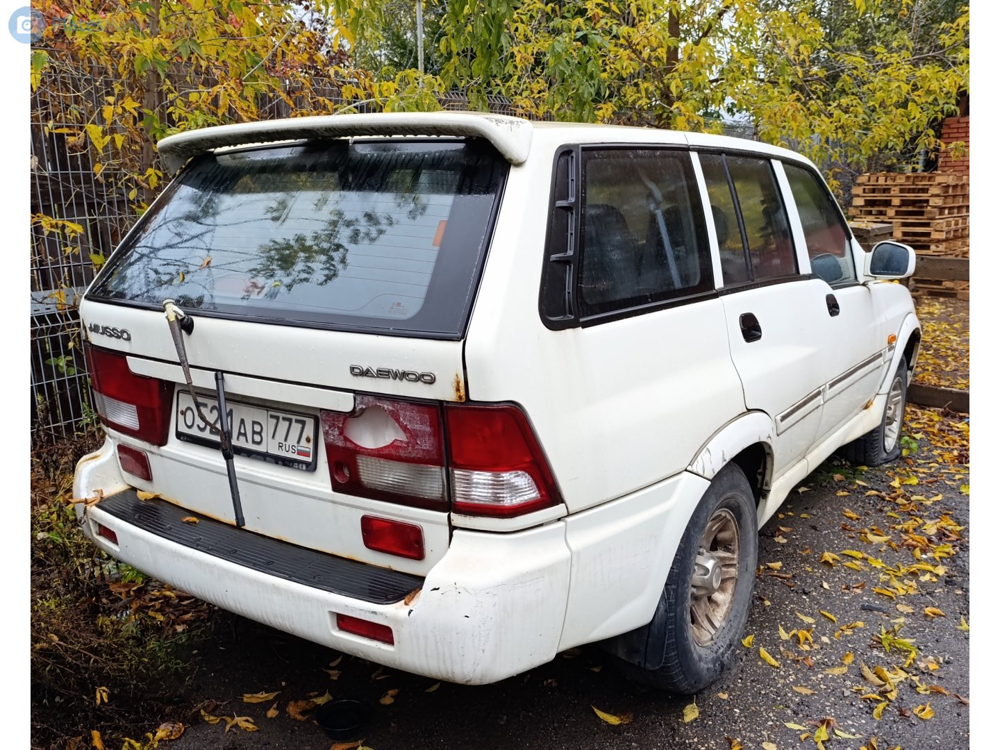 о 521 ав 777, Daewoo Musso 1st gen (FJ), 1999–2002