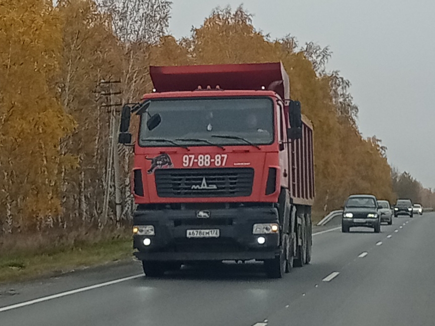 а 678 ем 172, MAZ 6516 1st gen, facelift, 2014–